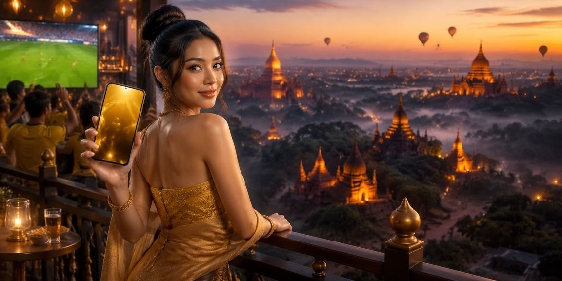 ဘဂန်း ပုဂံ ဘောလုံးပွဲပြင်ပပန်းချီပုံ